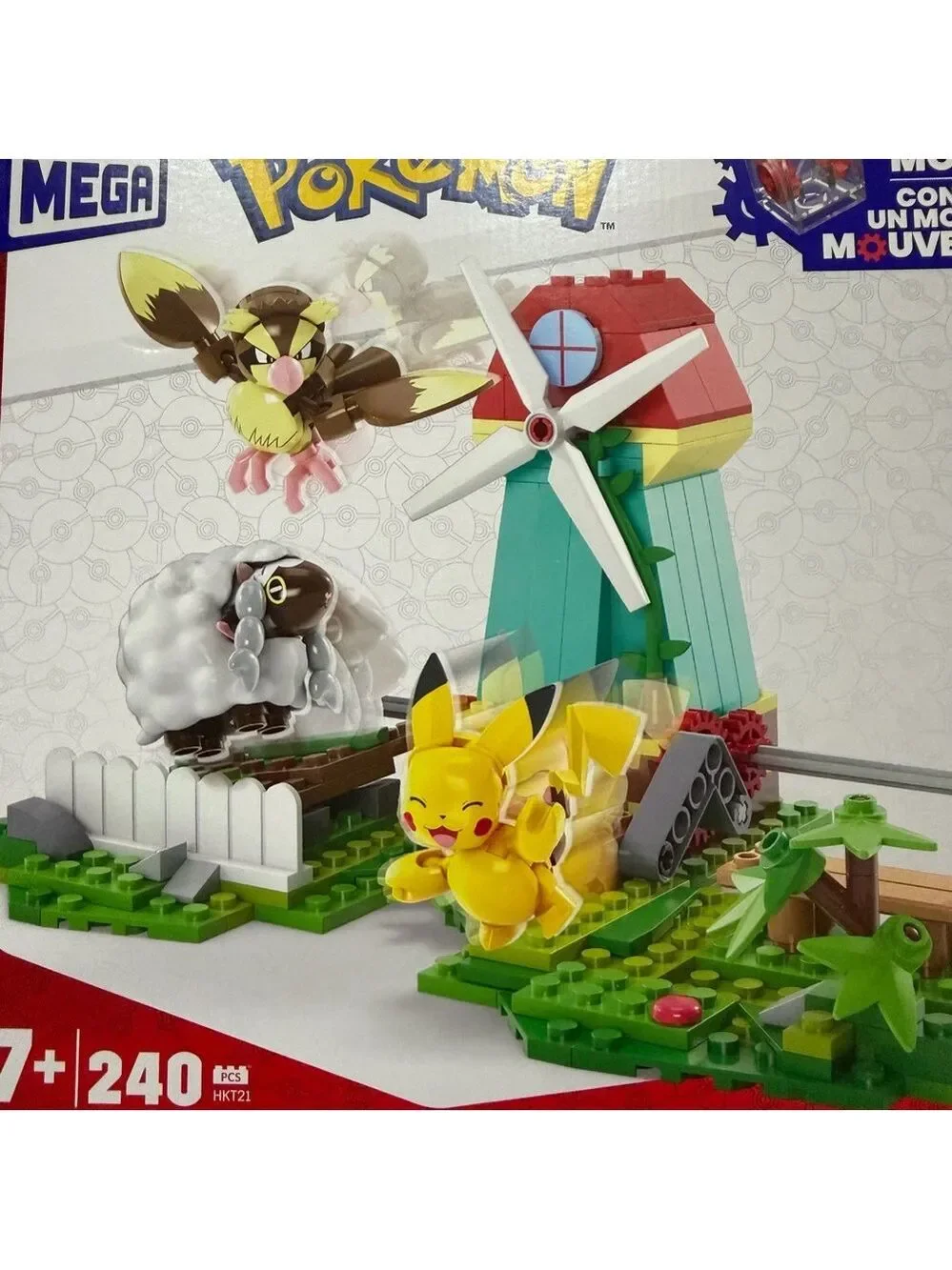 MEGA NEW Pokemon Countryside Windmill 240 Piece Building Block Set